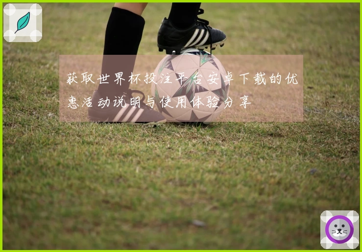 获取世界杯投注平台安卓下载的优惠活动说明与使用体验分享